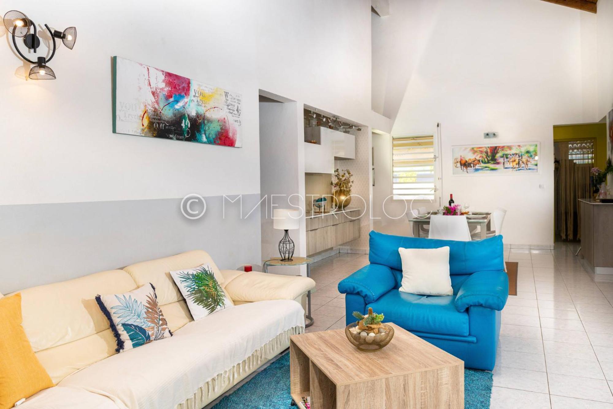 Villa L'Artist en bord de mer avec piscine privée Sainte-Rose Extérieur photo