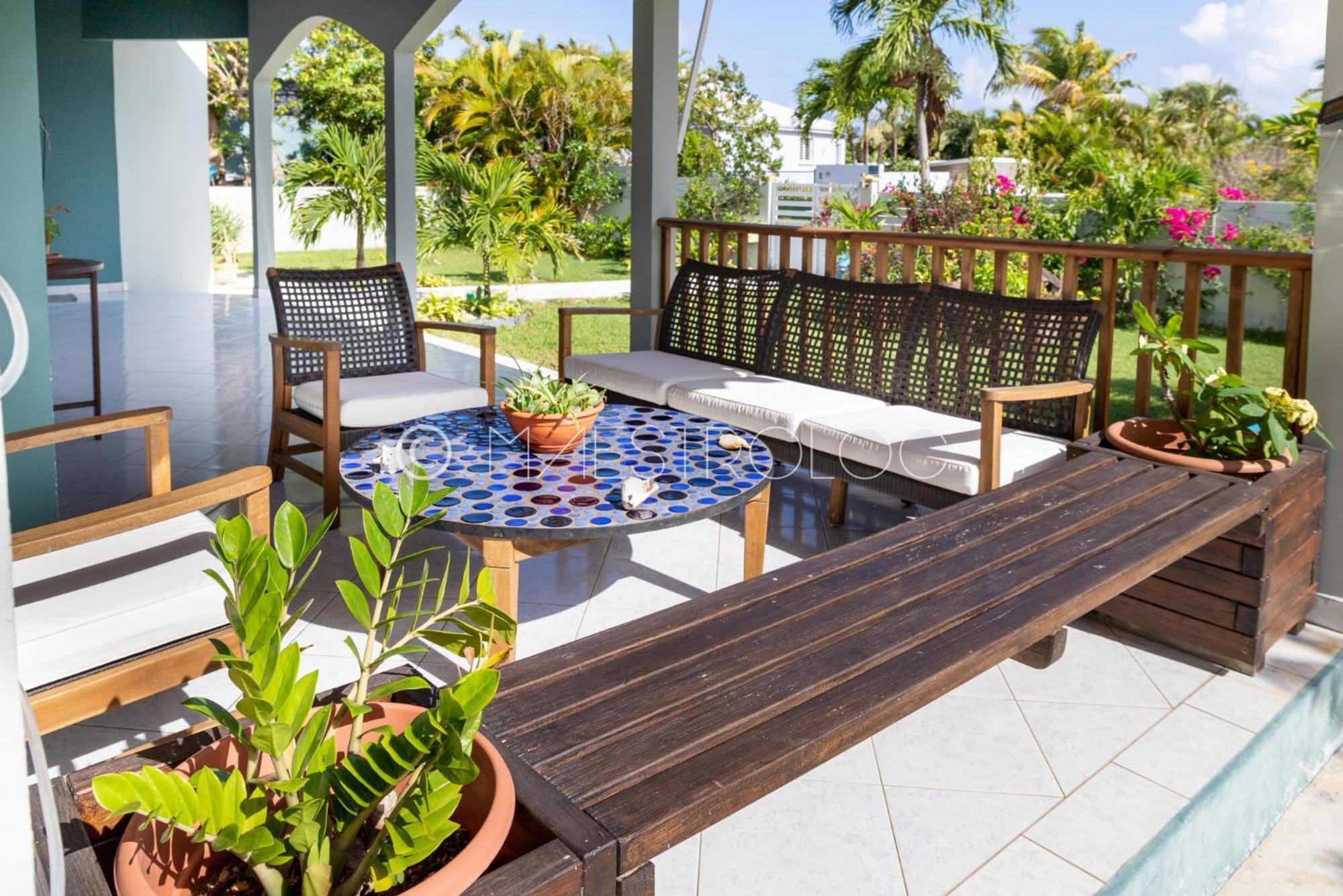 Villa L'Artist en bord de mer avec piscine privée Sainte-Rose Extérieur photo