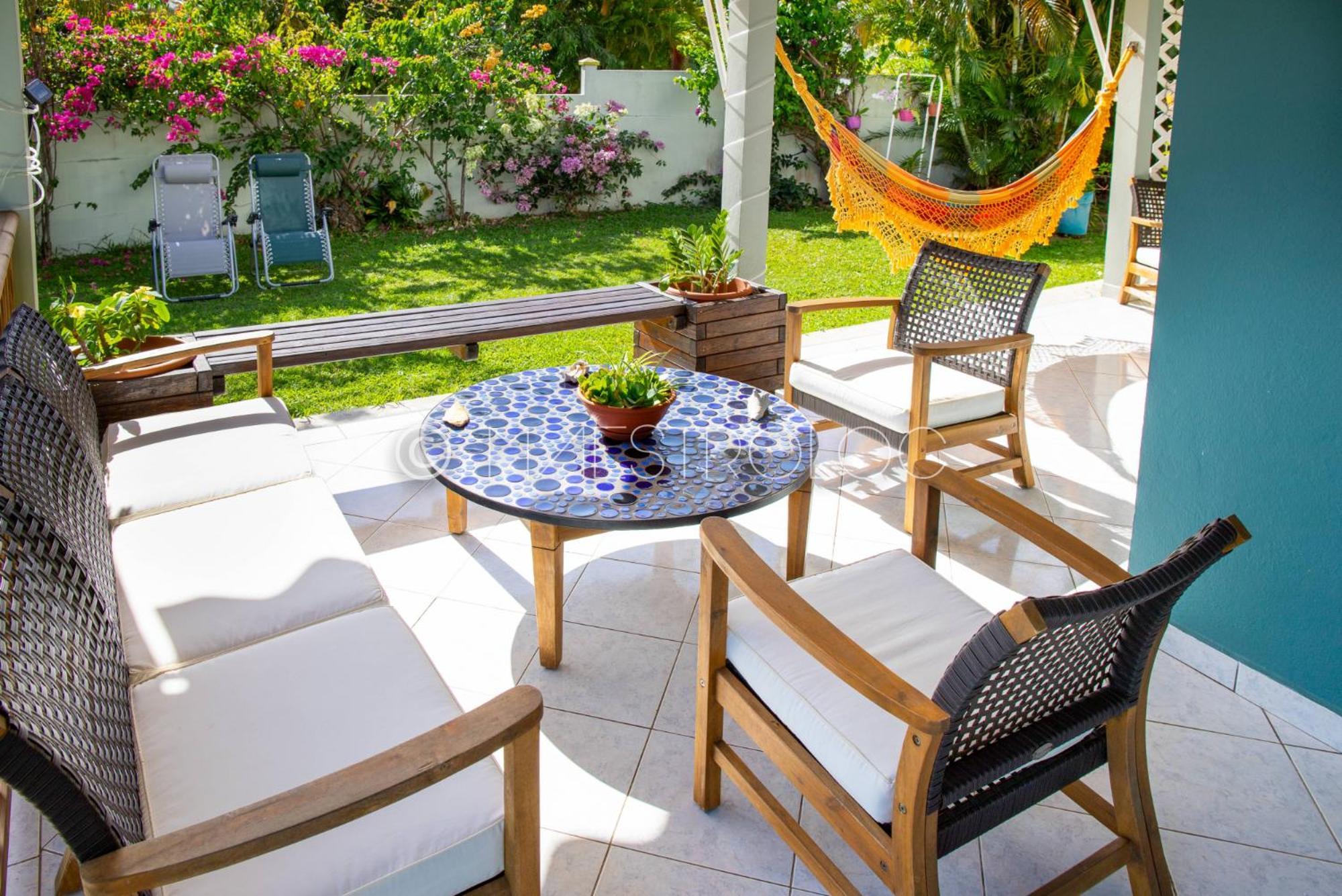 Villa L'Artist en bord de mer avec piscine privée Sainte-Rose Extérieur photo